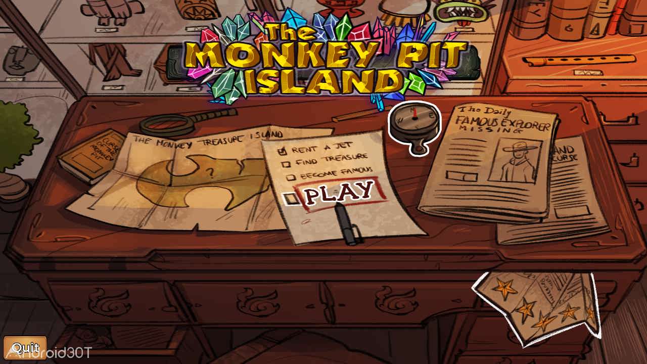 دانلود The Monkey Pit Island – Survive the treasure curse 1.1.1 – بازی جزیره میمون ها اندروید
