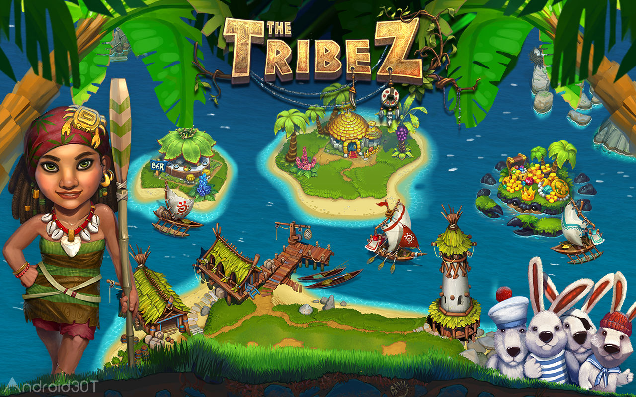 دانلود The Tribez 15.10.0 – بازی اعتیادآور و پرطرفدار قبیله ها اندروید