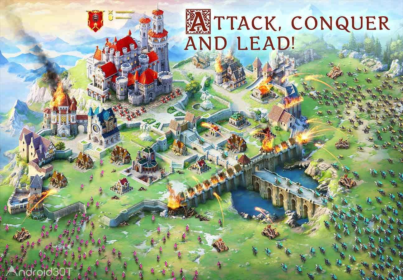 دانلود Throne: Kingdom at War 5.3.0.754 – بازی استراتژیکی تخت پادشاهی اندروید