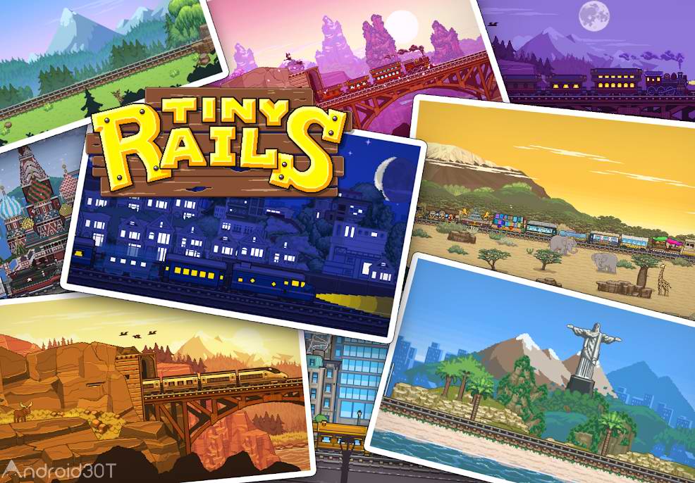 دانلود Tiny Rails 2.10.15 – بازی آرکید هدایت قطار اندروید