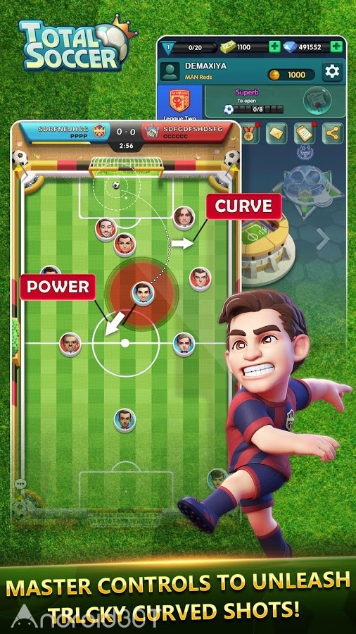 دانلود Total Soccer 1.5.5 – بازی فوتبالی بدون دیتا برای اندروید