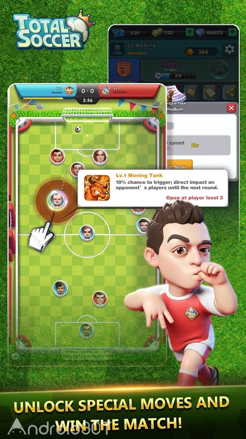 دانلود Total Soccer 1.5.5 – بازی فوتبالی بدون دیتا برای اندروید