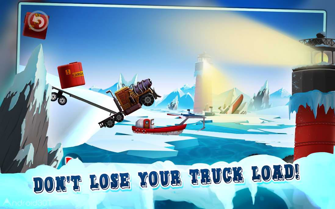 دانلود Ice Road Truck Driving Race 3.5.8 – بازی مسابقه با کامیون اندروید