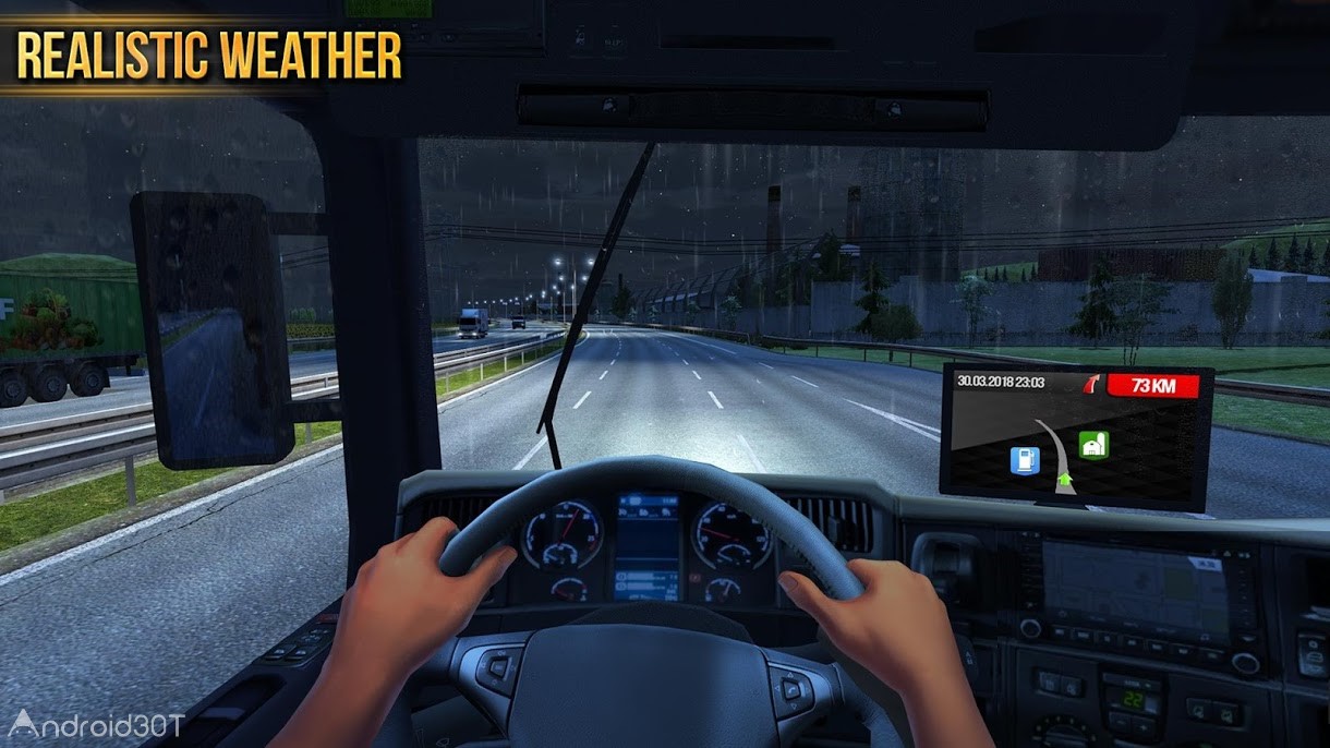 دانلود Truck Simulator 2018 : Europe 1.2.6 – بازی رانندگی با کامیون 2018 اندروید