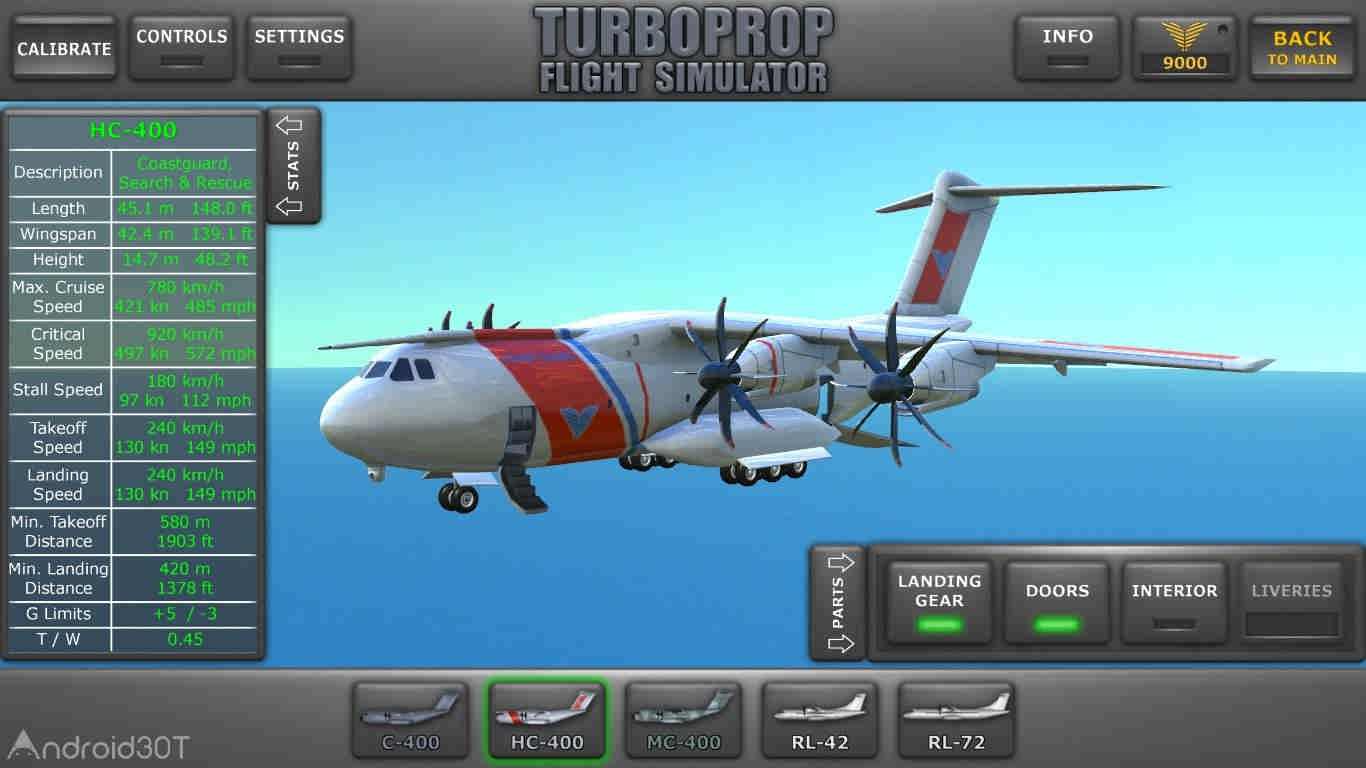 دانلود Turboprop Flight Simulator 3D v1.19b – بازی شبیه ساز هواپیما اندروید