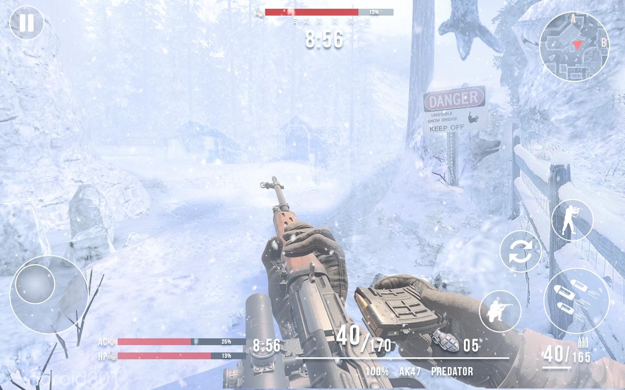 دانلود Last Day of Winter – FPS Frontline Shooter 1.2.1 – بازی اکشن آخرین روز زمستان اندروید