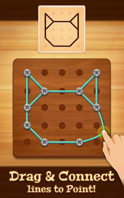 دانلود Line Puzzle: String Art 1.4.42 – بازی پازلی سرگرم کننده نقطه بازی اندروید
