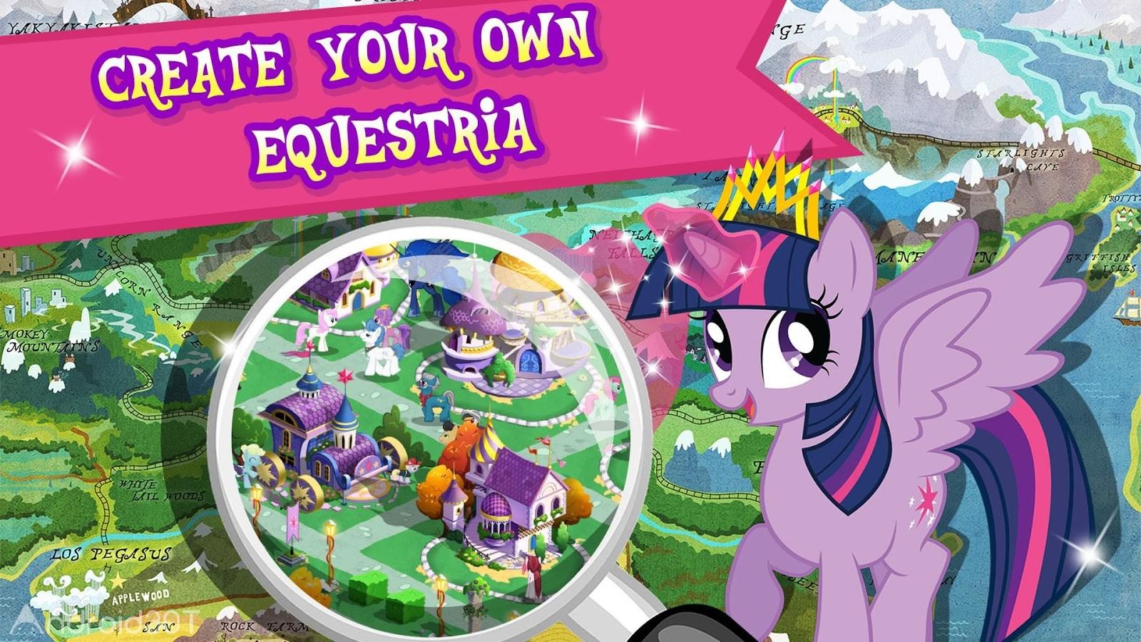 دانلود My Little Pony 7.9.1b – بازی دخترانه اسب کوچولو اندروید