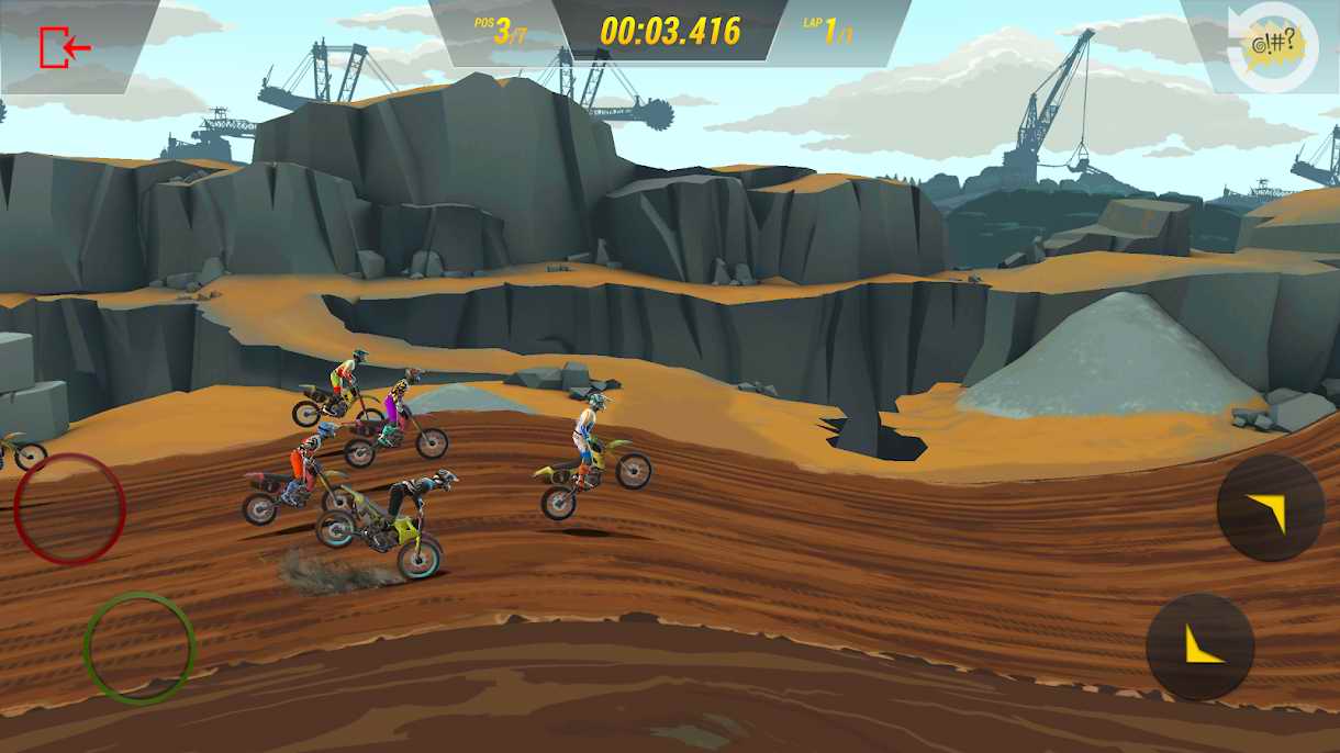 دانلود Mad Skills Motocross 3 1.4.6 – بازی مسابقات دیوانه وار موتورکراس 3 اندروید