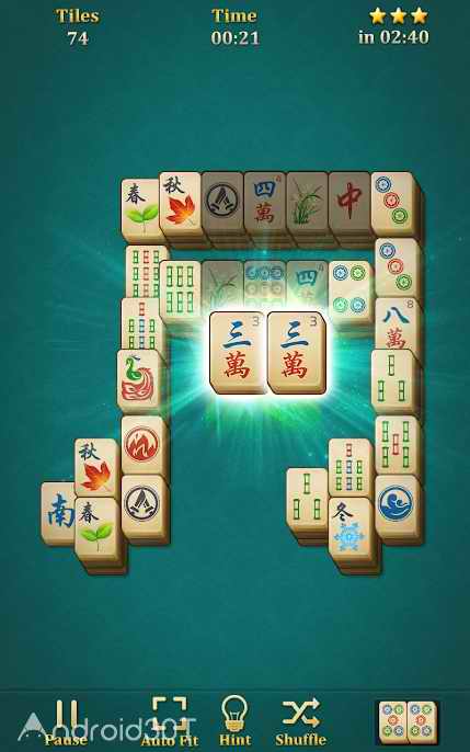 دانلود Mahjong Solitaire: Classic 4.7.0 – بازی فکری ماهجونگ اصیل اندروید