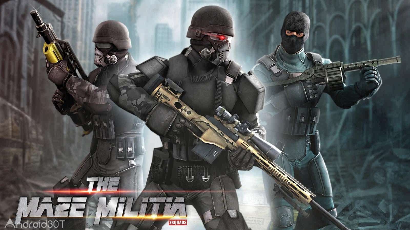 دانلود MazeMilitia: LAN Online Multiplayer Shooting Game 3.3 – بازی تفنگی آنلاین اندروید