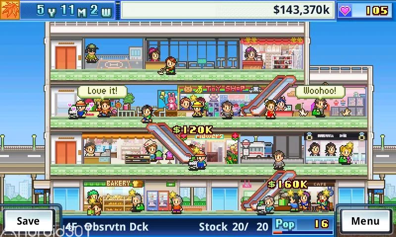 دانلود Mega Mall Story 2.0.4 – بازی مدیریت فروشگاه اندروید