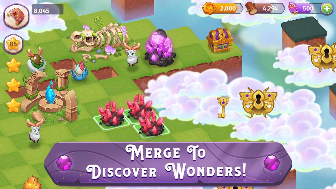 دانلود Merge Magic! 4.5.0 – بازی پازلی باغ جادویی اندروید