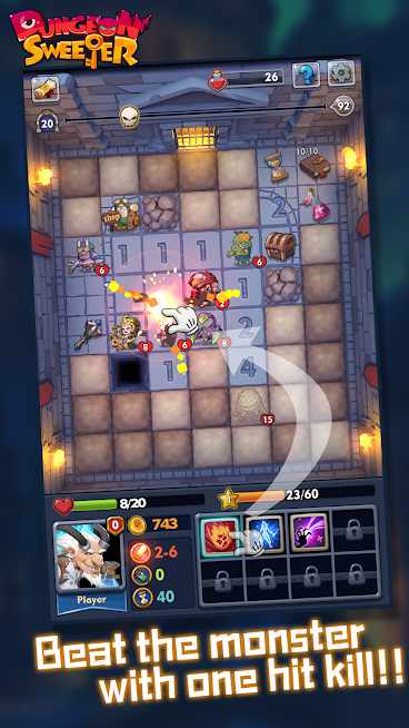 دانلود Minesweeper – Endless Dungeon 1.8 – بازی پازلی معبد جنگجویان اندروید