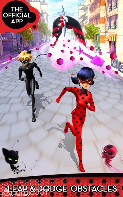 دانلود بازی دونده دختر کفشدوزکی Miraculous Ladybug & Cat Noir اندروید + دیتا