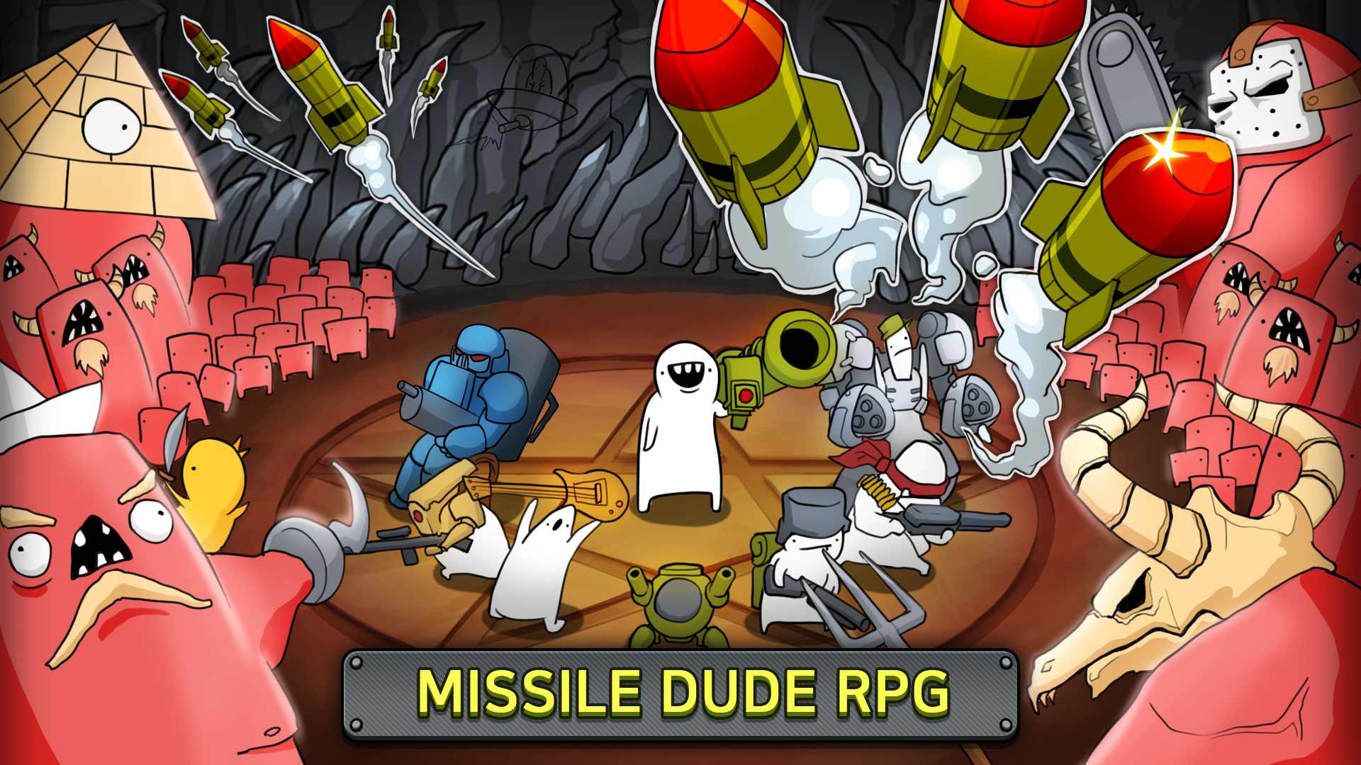 دانلود Missile Dude RPG: Tap Tap Missile v76 – بازی دوست موشکی اندروید