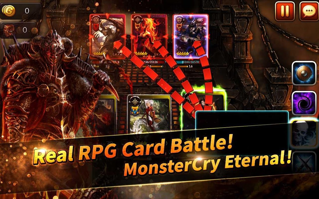 دانلود MonsterCry Eternal – Card Battle RPG 1.0.9.5 – بازی کارتی گریه ابدی هیولا اندروید
