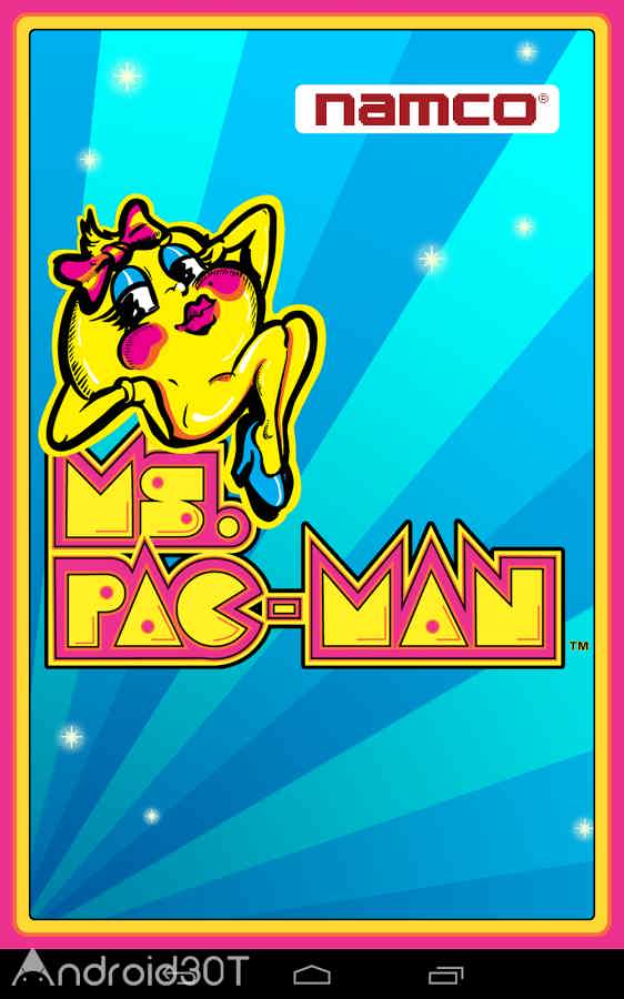 دانلود Ms. PAC-MAN by Namco 2.5.0 – بازی کم حجم خانم پک من اندروید