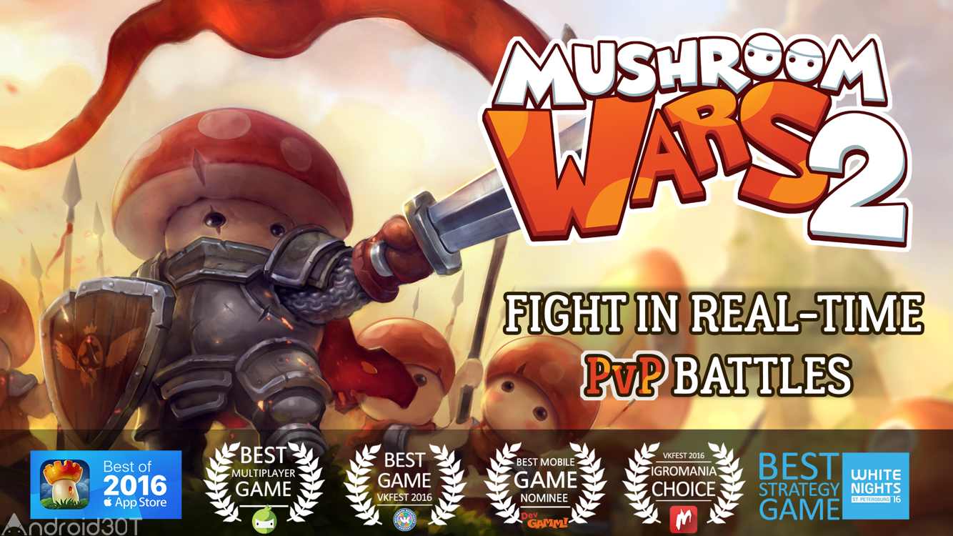 دانلود Mushroom Wars 2 4.23.0 – بازی اکشن نبرد قارچی اندروید