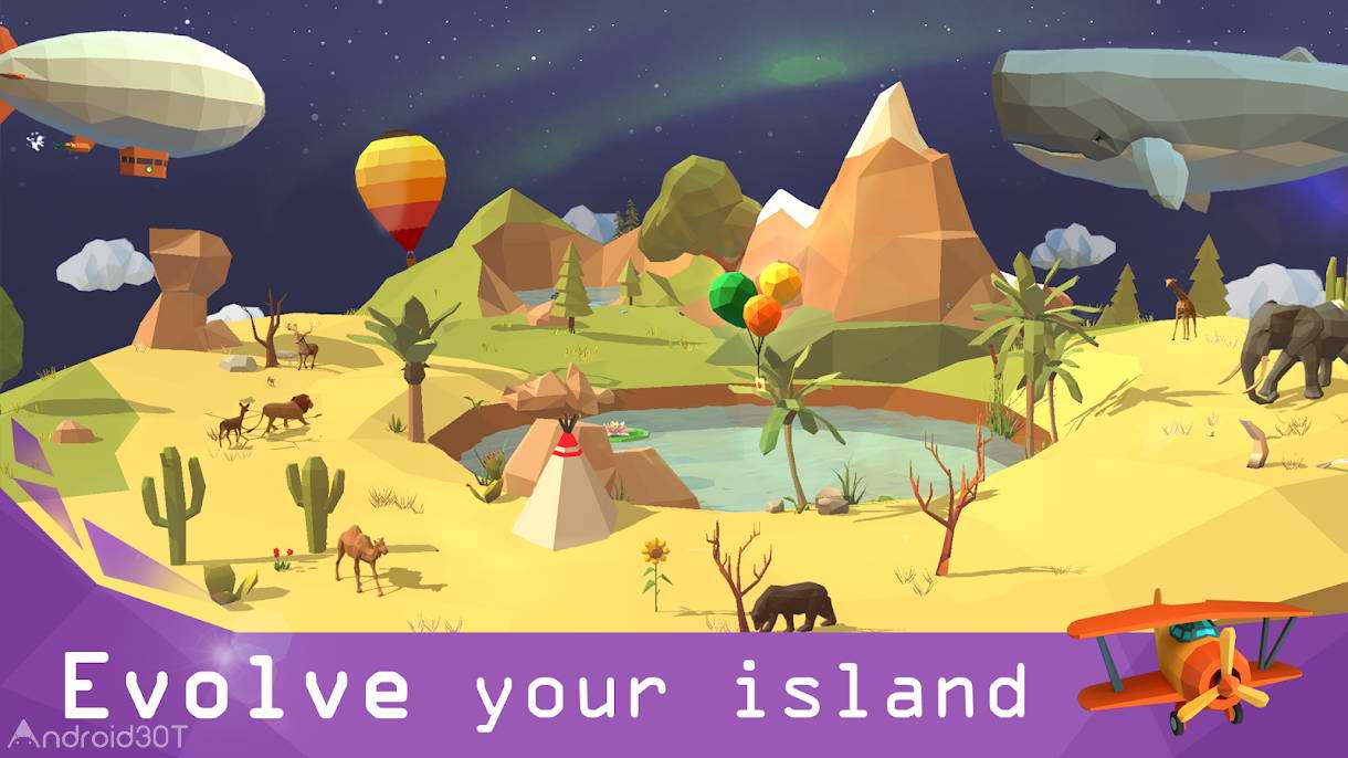 دانلود My Oasis – Tap Sky Island 2.46.2 – بازی شبیه سازی آسمان جزیره اندروید