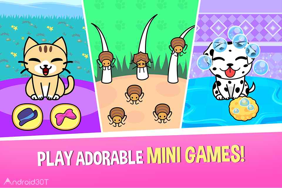 دانلود My Virtual Pet Shop – Cute Animal Care Game 1.5.1 – بازی نگهداری از حیوانات خانگی اندروید