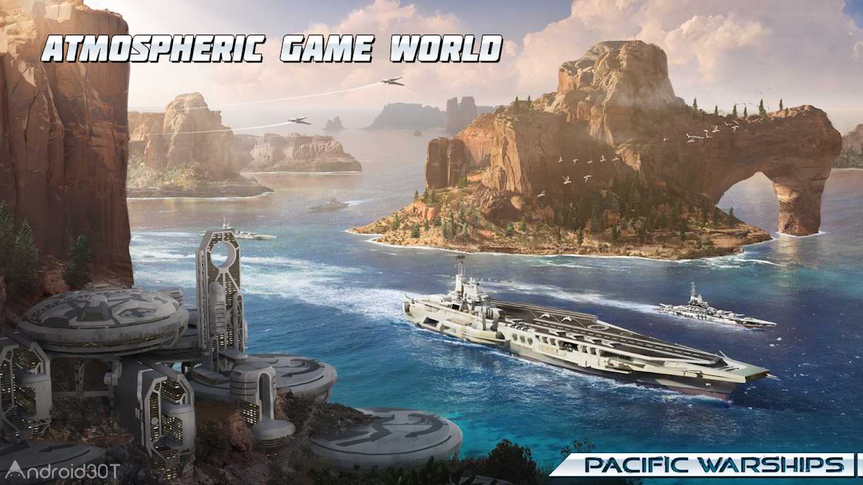 دانلود 1.1.18 Pacific Warships – بازی جنگ های اقیانوس آرام اندروید