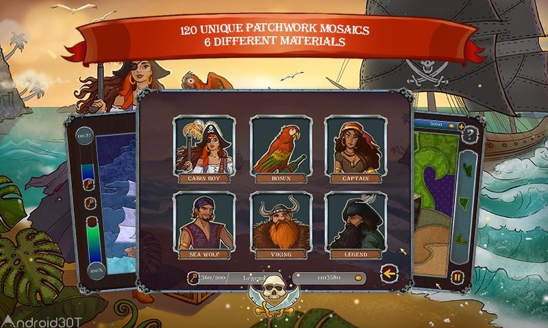 دانلود Pirate Mosaic Puzzle 1.0 – بازی جذاب دزدان دریایی اندروید