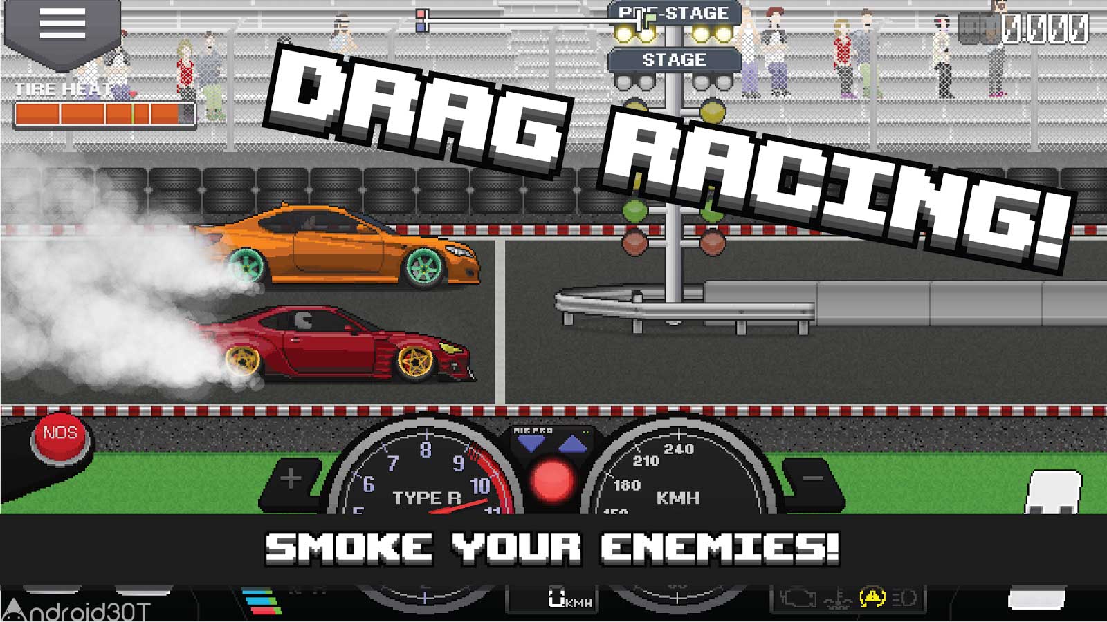 دانلود Pixel Car Racer 1.1.61 – بازی جذاب ماشین سواری پیکسلی اندروید