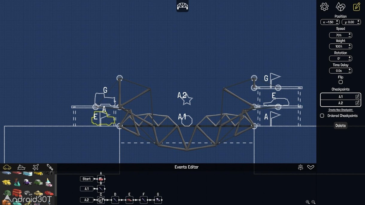 دانلود Poly Bridge 1.2.2 – بازی فکری ساخت و ساز پل برای اندروید