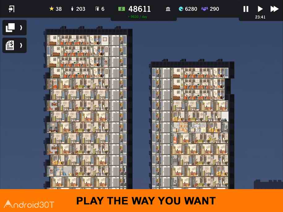 دانلود Project Highrise 1.0.5 – بازی برج سازی برای اندروید