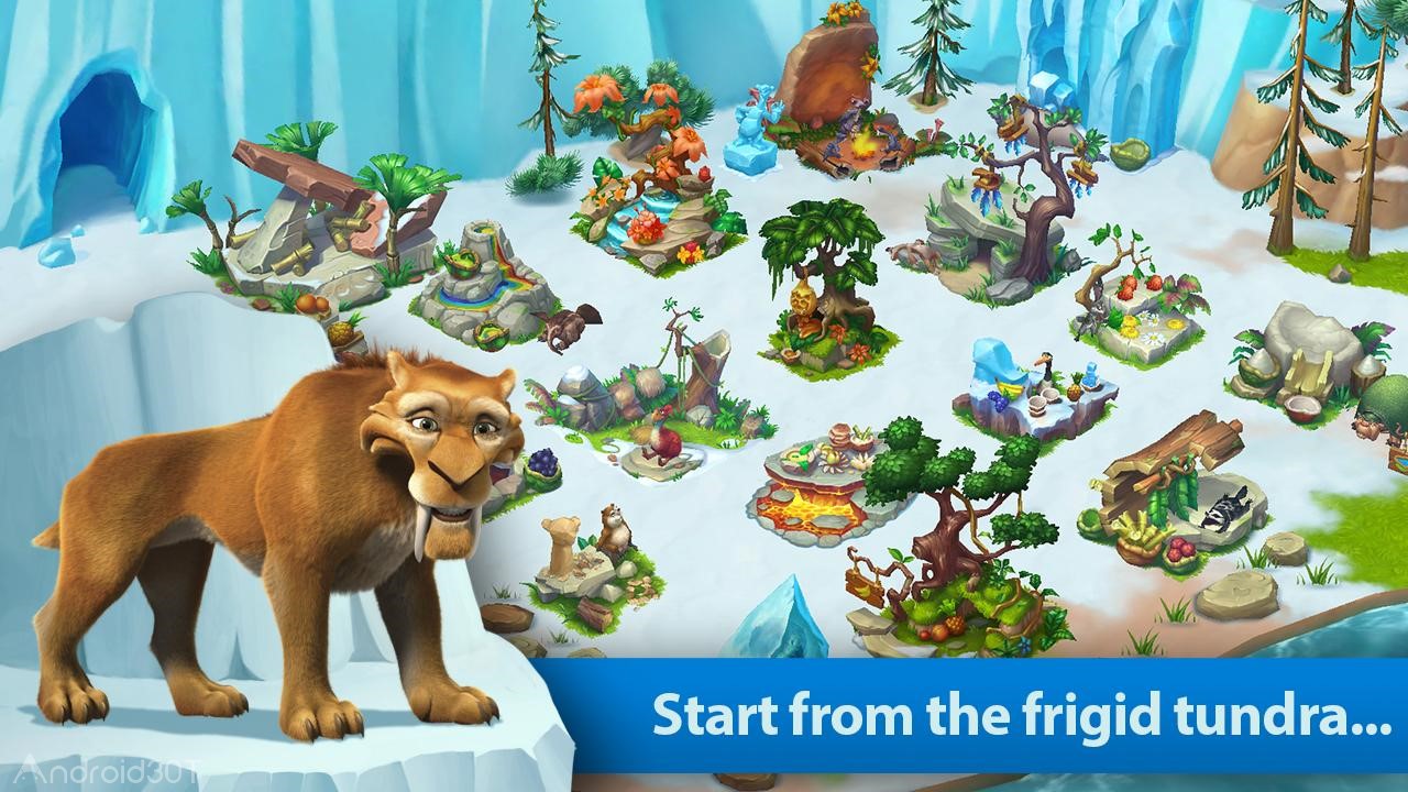 دانلود Ice Age World 1.16 – بازی سرگرم کننده ی عصر یخبندان اندروید