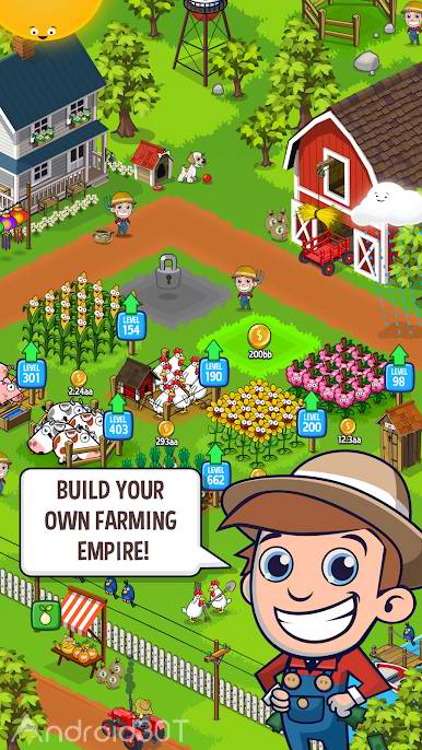 دانلود Idle Farming Empire 1.46.2 – بازی شبیه ساز مزرعه اندروید