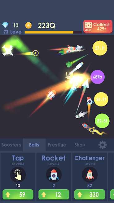 دانلود Idle Rocket 1.1.10 – بازی سرگرم کننده تکامل موشک اندروید
