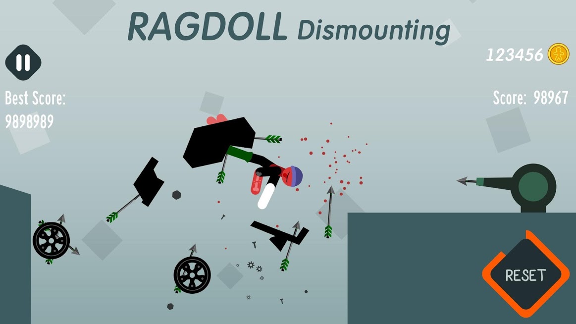 دانلود Ragdoll Dismounting 1.70 – بازی شبیه سازی سقوط آدمک اندروید