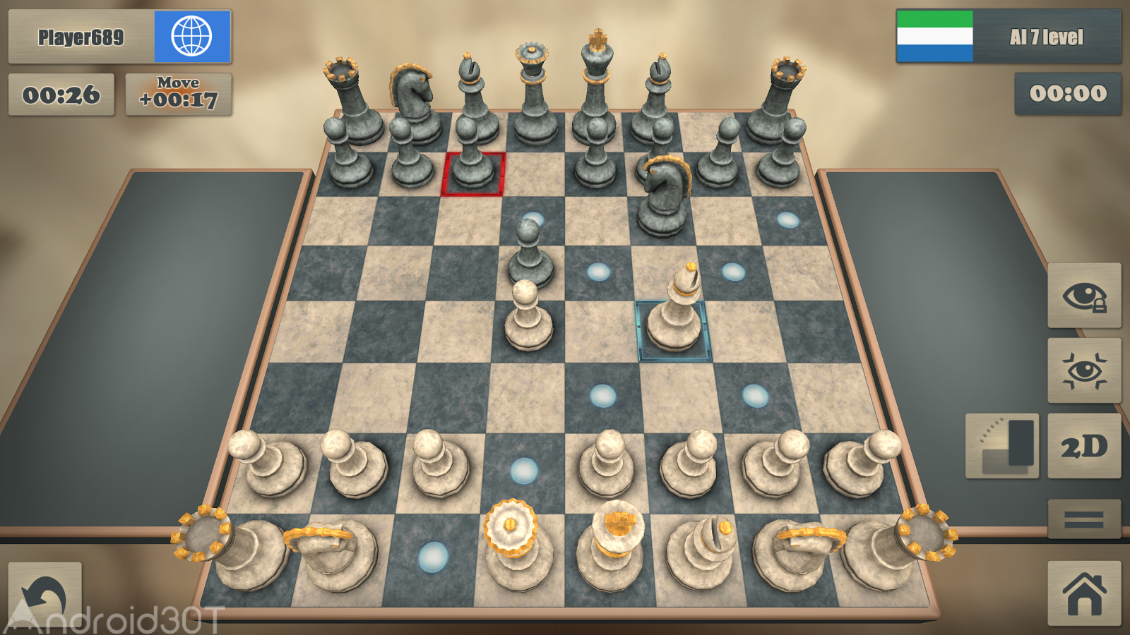 دانلود Real Chess 3.101 – بازی آنلاین شطرنج سه بعدی اندروید