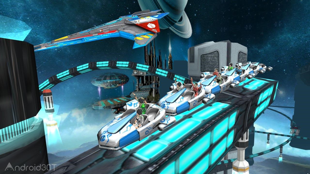 Roller Coaster Simulator Space 1.3 – بازی مهیج ترن هوایی اندروید + مود
