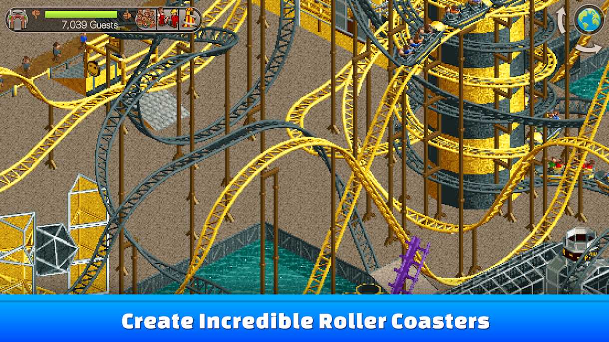 دانلود 1.0.0.1903060 RollerCoaster Tycoon Classic – بازی جذاب ساخت شهر بازی اندروید
