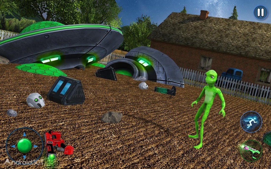 دانلود Scary Green Grandpa Alien 1.3 – بازی بیگانه سبز ترسناک اندروید