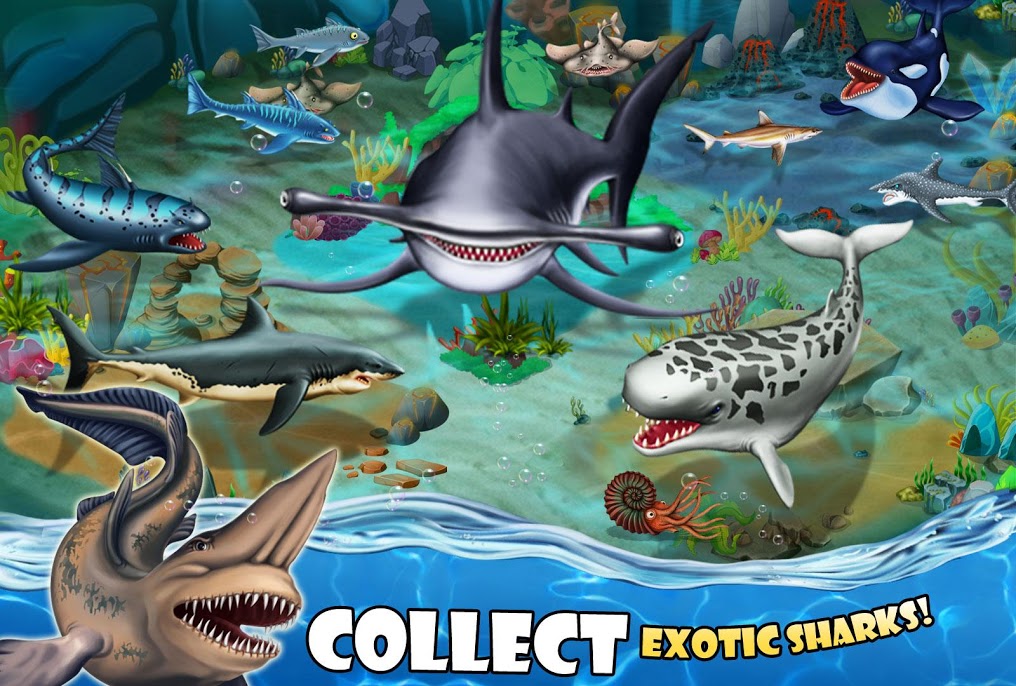 دانلود Shark World 13.59 – بازی جذاب دنیای کوسه ها اندروید