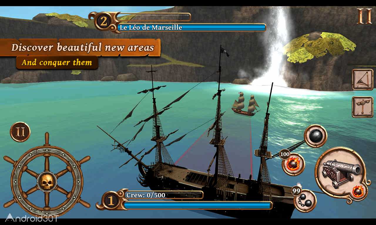 دانلود Ships of Battle Age of Pirates 2.6.28 – بازی کشتی های دزدان دریایی اندروید
