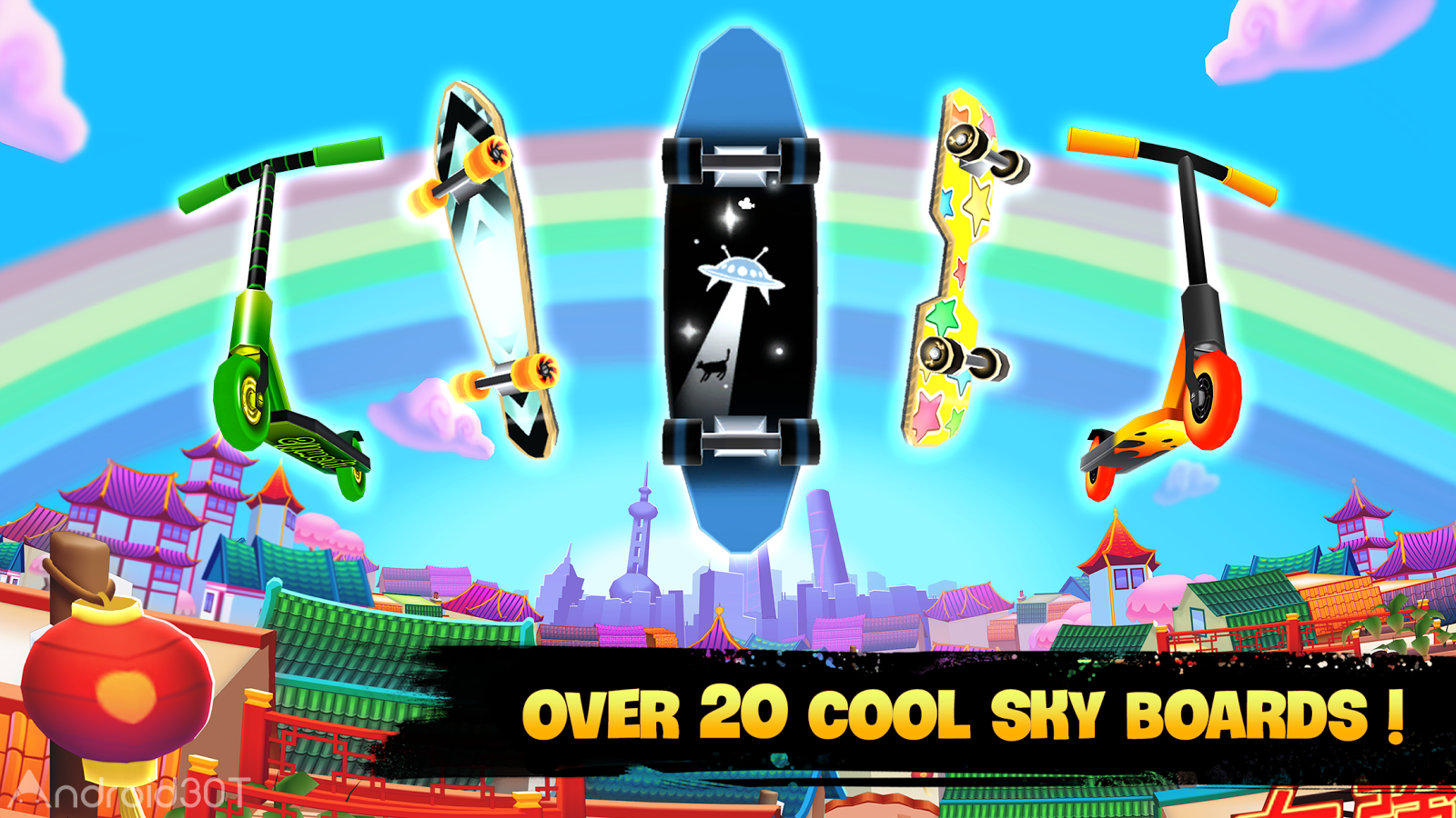 Skyline Skaters 2.16.0 – بازی اسکیت سواران آسمان اندروید