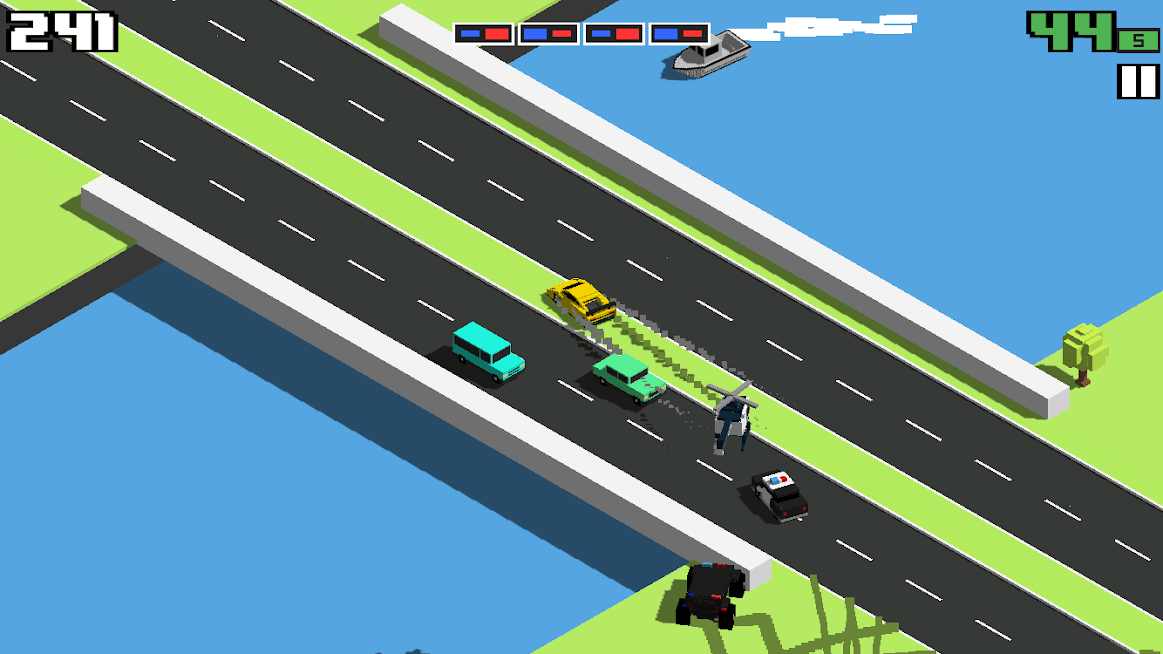دانلود Smashy Road: Wanted 1.5.0 – بازی رقابت های ماشین سواری اندروید