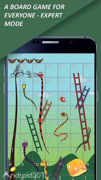 دانلود Snakes and Ladders Free 25.0 – بازی مارپله مولتی پلیر اندروید