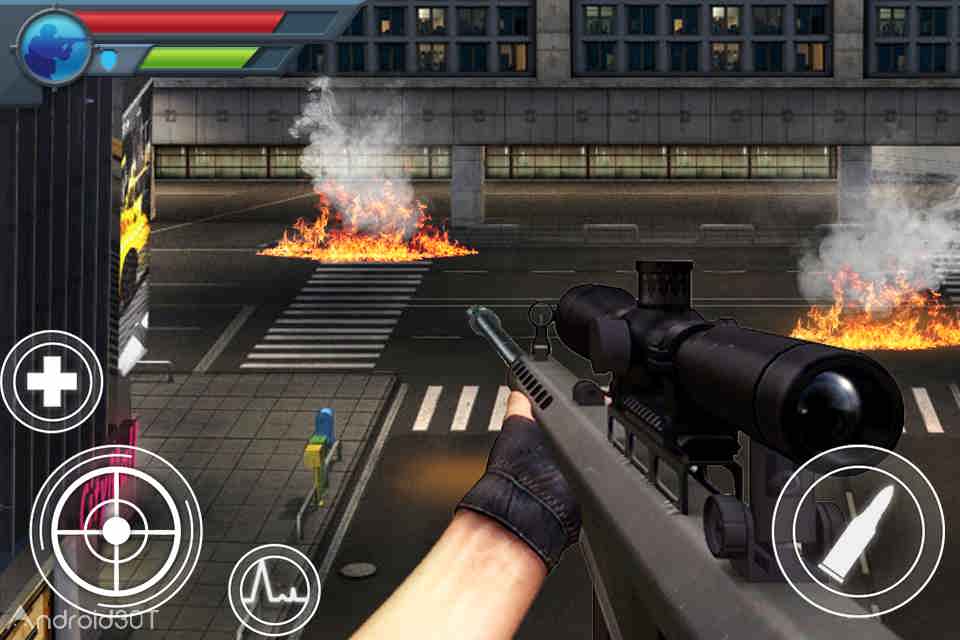 دانلود Sniper 2017 – Counter terrorist modern strike FPS v2.0.4 – بازی تک تیرانداز 2017 اندروید