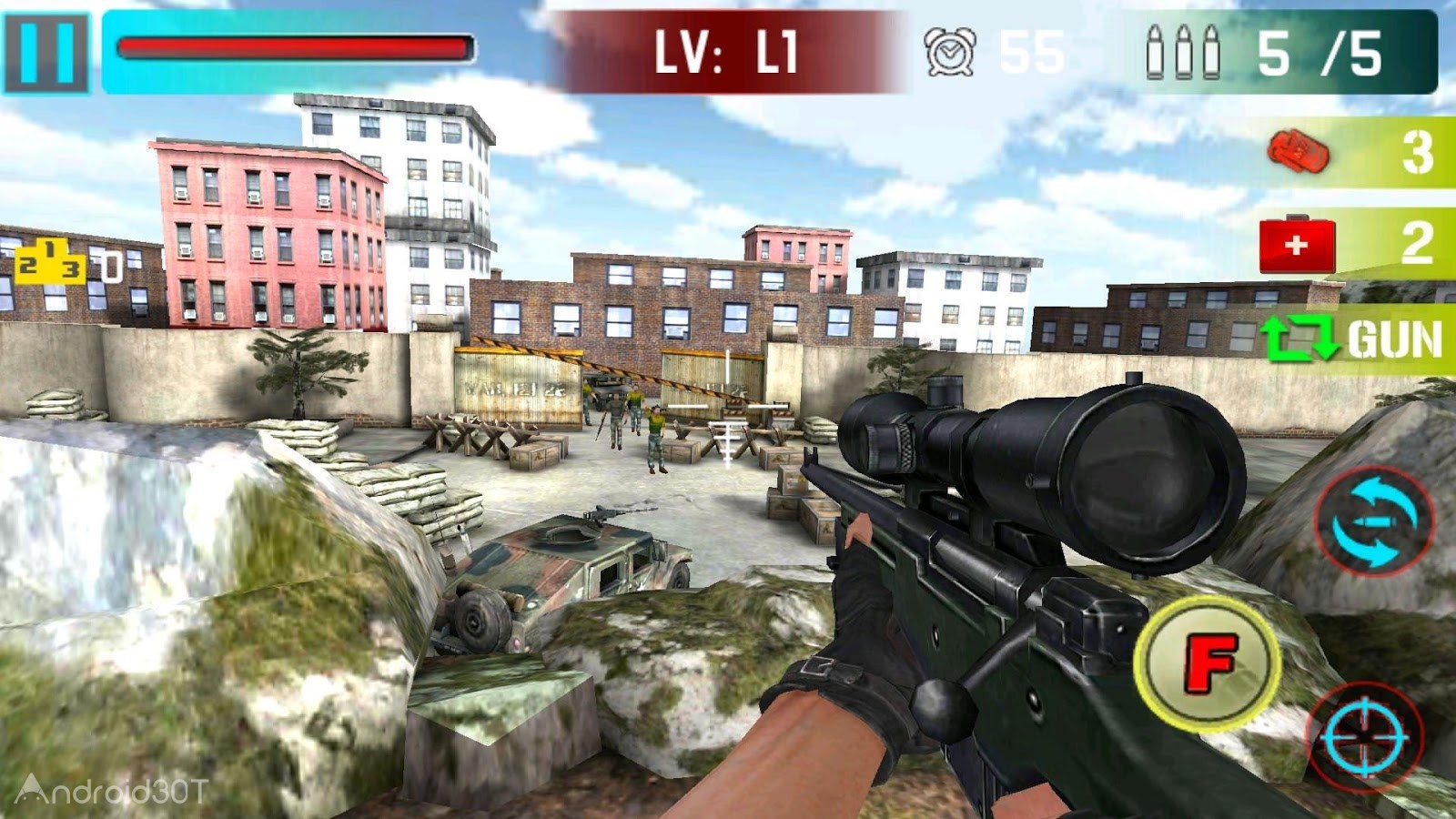 دانلود Sniper 3D Assassin Gun Shooter 4.0.3 – بازی تک تیرانداز اندروید