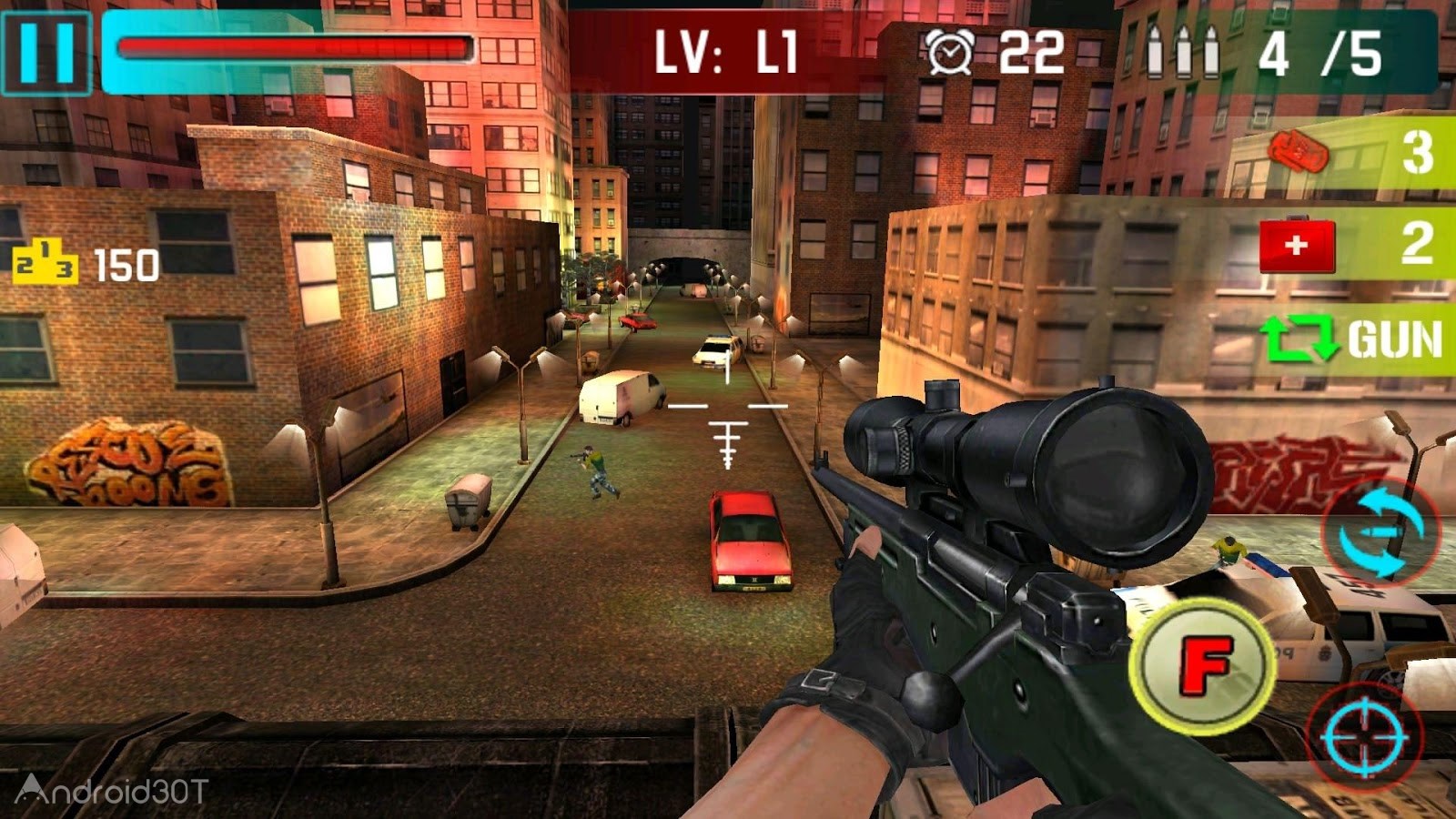 دانلود Sniper Shoot War 3D 4.7 – بازی اکشن شلیک تک تیرانداز اندروید