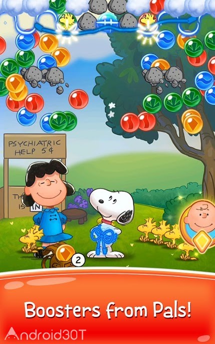 دانلود Snoopy Pop 1.78.000 – بازی حذف توپهای رنگی برای اندروید