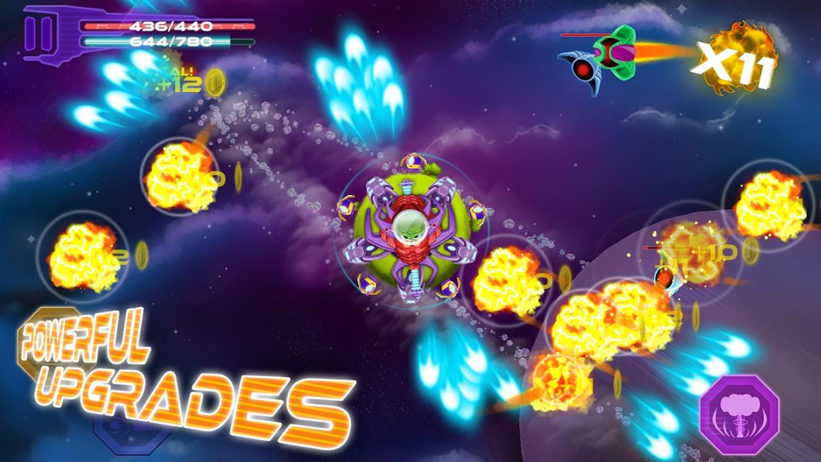 دانلود Space Defense – Shooting Game 2.2.0 – بازی رقابتی جنگ درفضا اندروید