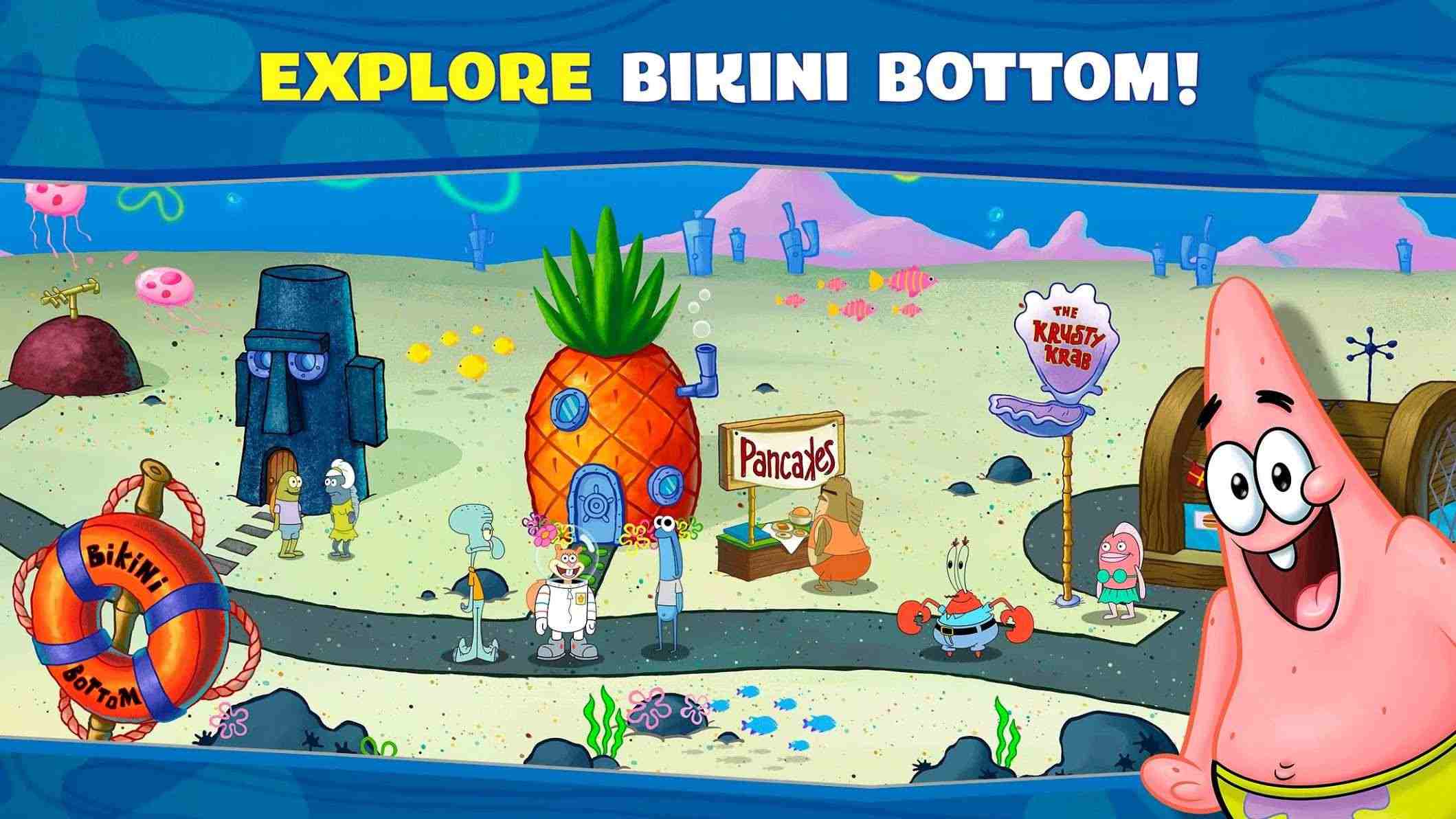 دانلود SpongeBob: Krusty Cook-Off 5.4.0 – بازی تفننی آشپزی با باب اسفنجی اندروید