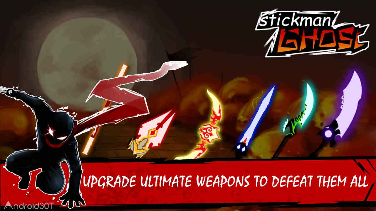 دانلود Stickman Ghost: Ninja Warrior 3.1 – بازی اکشن نینجای مبارز اندروید